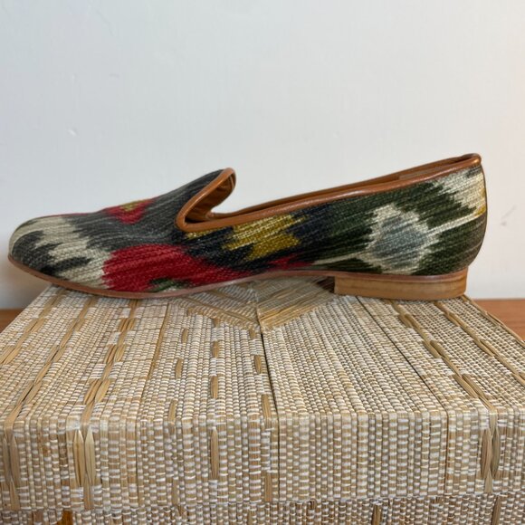 Ramon Tenza Flats Loafers Sz 9 Aztec Boho - Picture 5 of 9